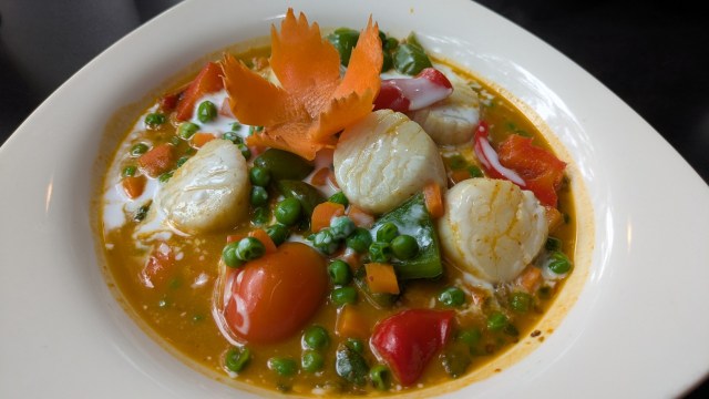 Panang Curry Scallops