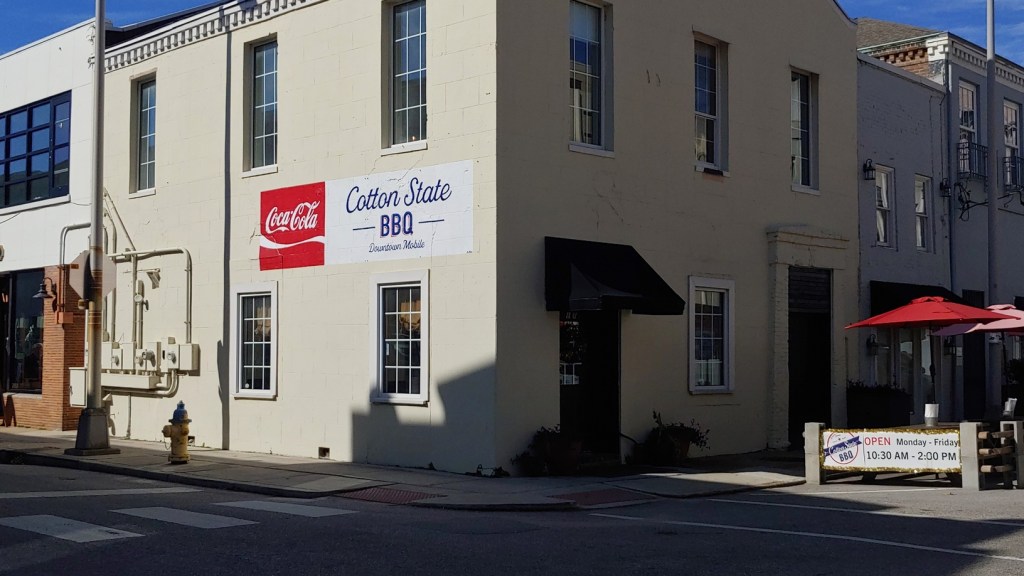 Outside of Cotton State BBQ.