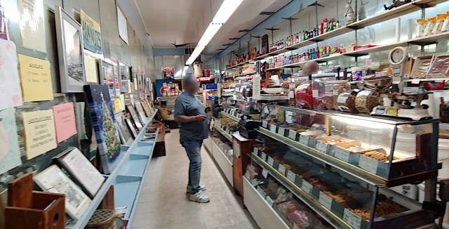 Inside of A&M Peanut Shop