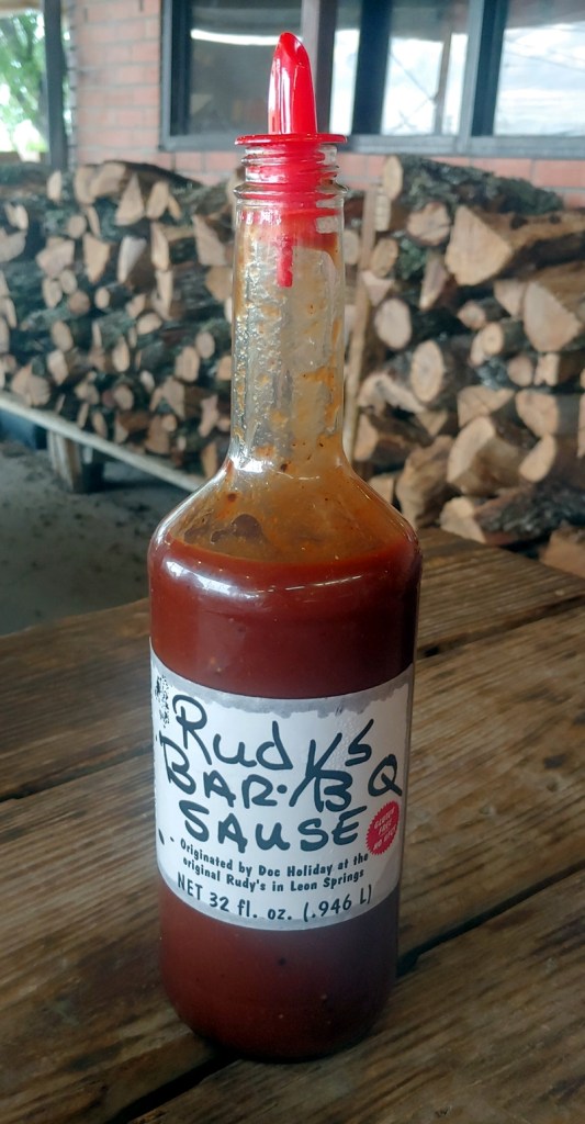Rudy's Bar-B-Q sauce