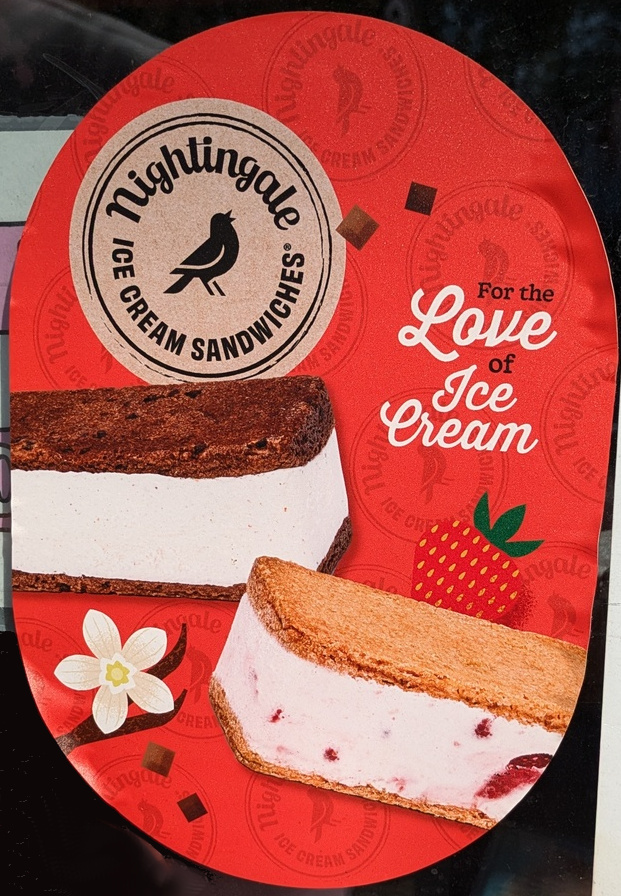 Nightingale Ice Cream Sandwiches