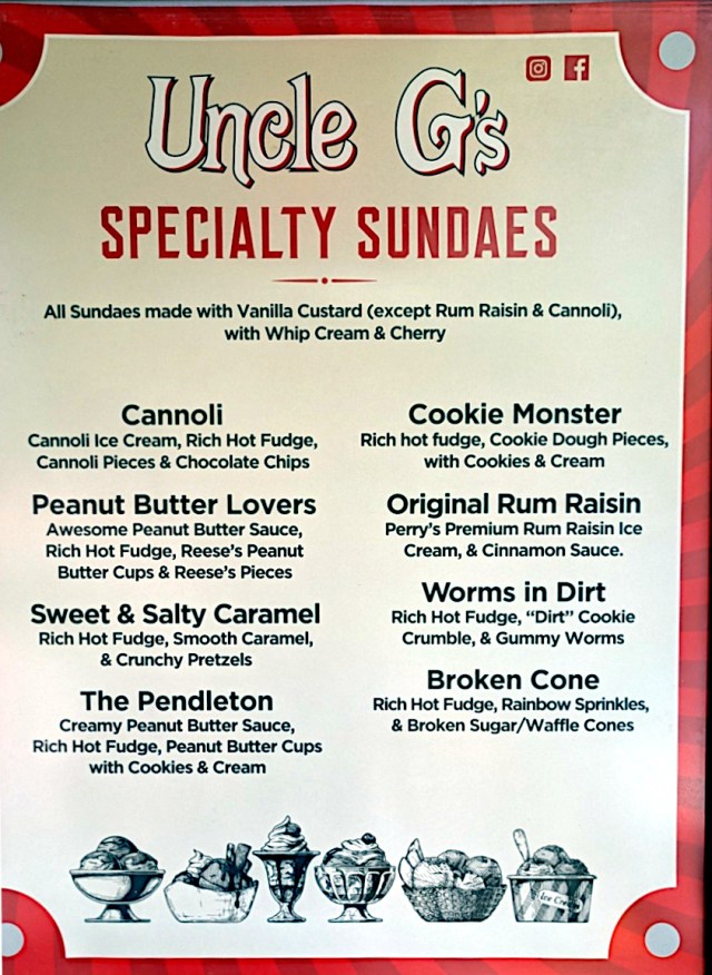 Specialty Sundaes