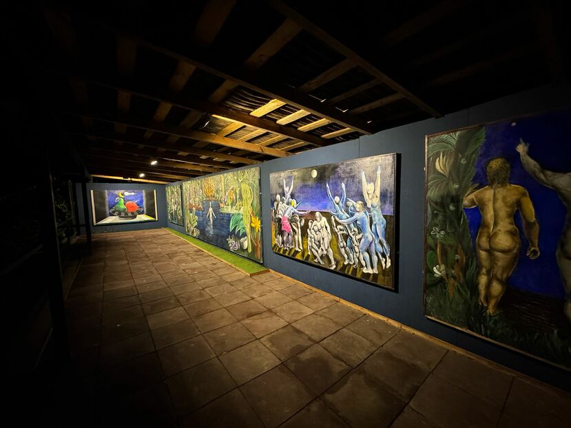 Paintings in the compound