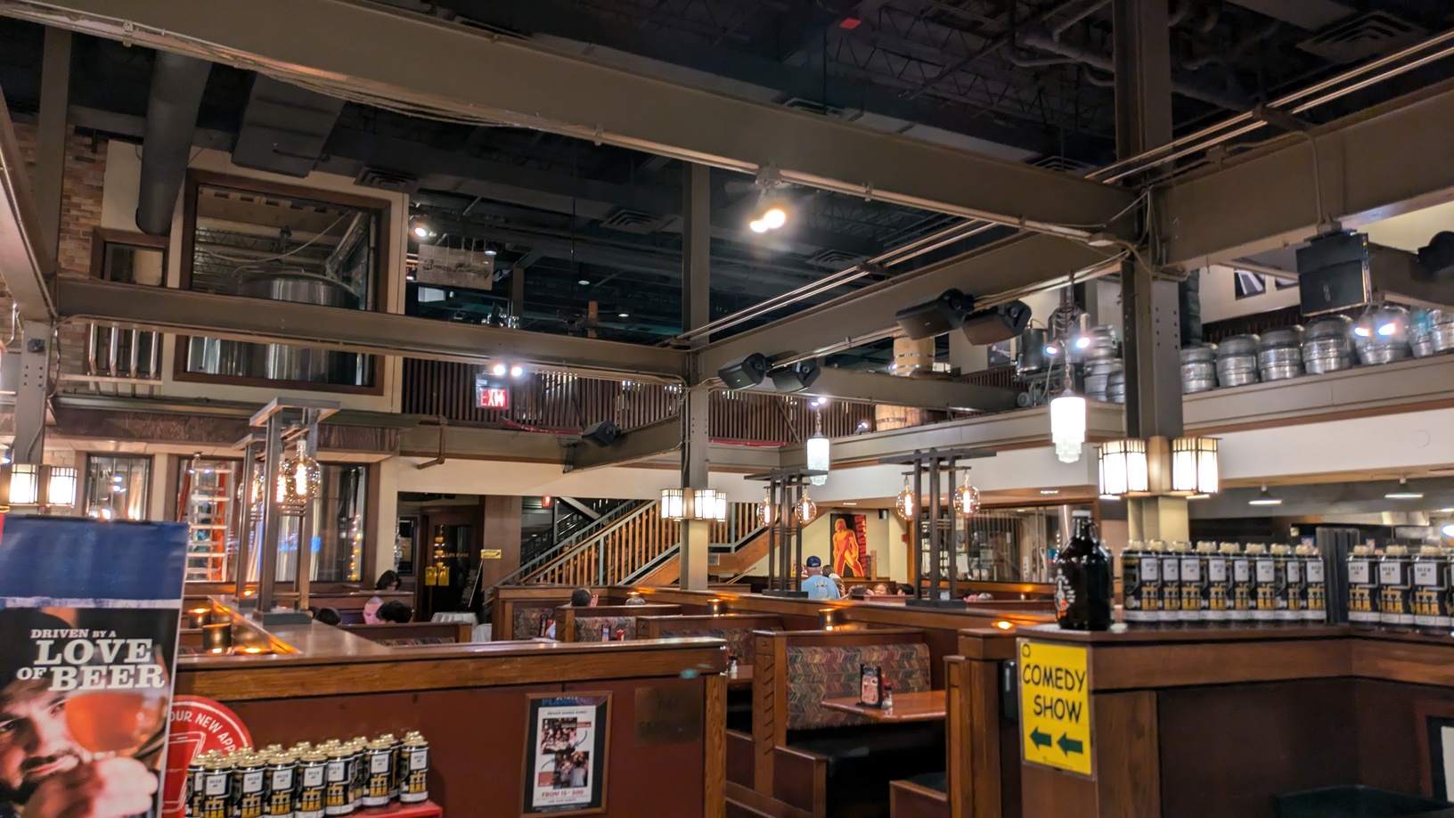 Rock Bottom Brewery. inside view