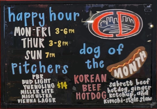 Happy hour specials