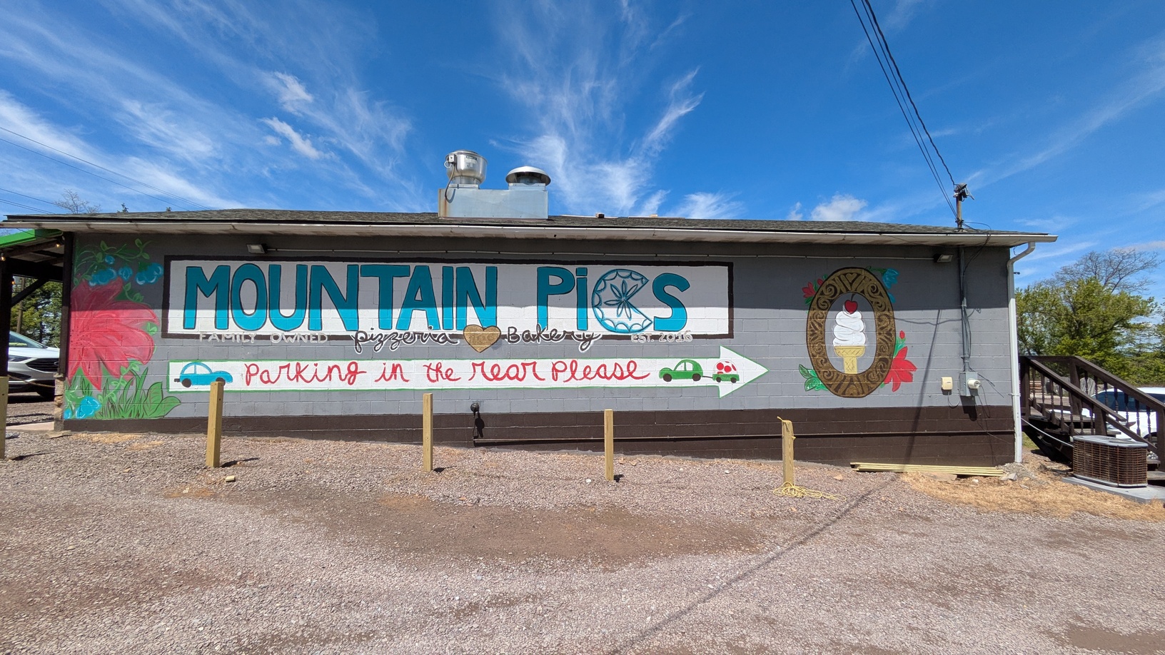 Mountain Pies, side view