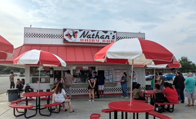 Nathan's Dairy Bar, outside view