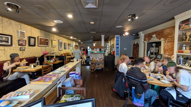 49 West, inside view